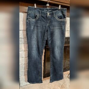 Women's Vtg Ariya Indigo Boot Cut Jeans